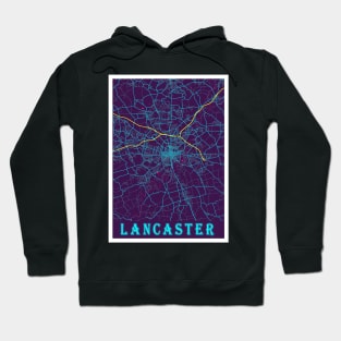 Lancaster Neon City Map Hoodie
